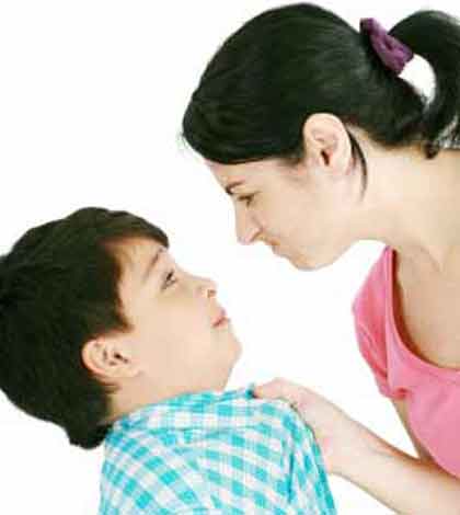 mother using punishment which is not the most effective parenting style to scold her child