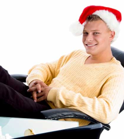 A man loves to take a break from blogging for the holidays