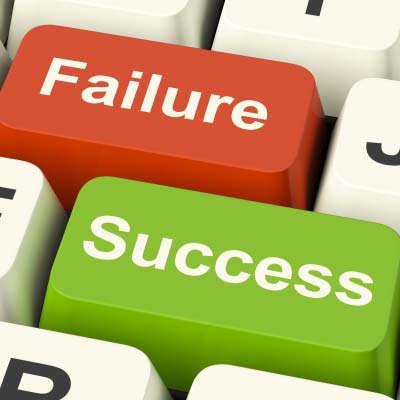 Keyboard keys failure and success