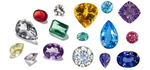 gems of different colors