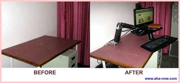 Before and After Installation of Workstation