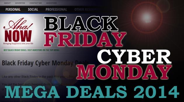 Aha!Now Black Friday Cyber Monday Deals Banner