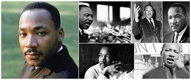 Collage of Martin Luther King Photos