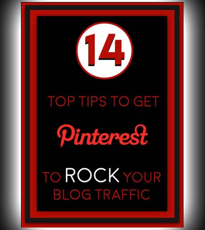 Poster showing the Pinterest blogging tips for blog traffic increase