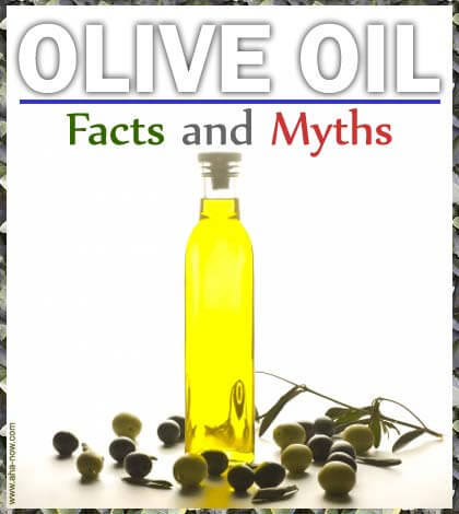 Bottle of Olive oil and nutritional olives
