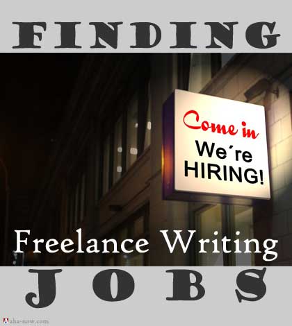 Finding freelance writing jobs