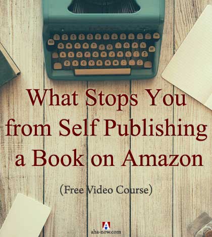 What stops you from self publishing a book on Amazon