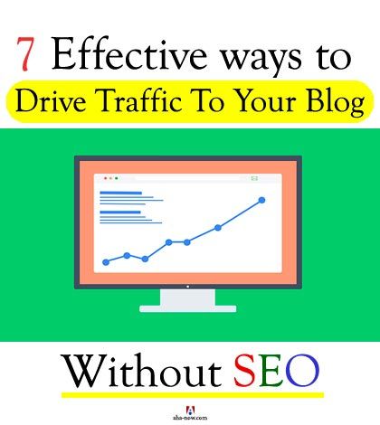 7 Effective Ways to Drive Traffic to blog without SEO
