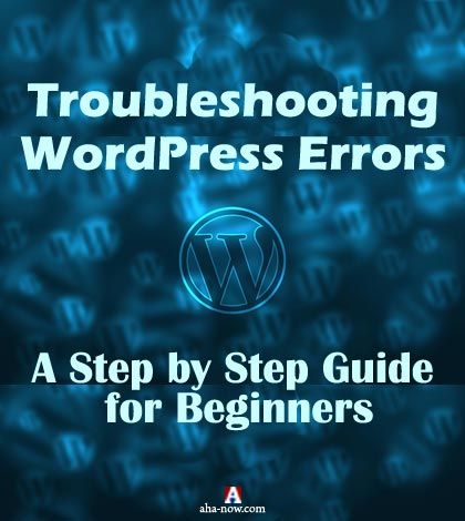 Troubleshooting WordPress Errors Poster