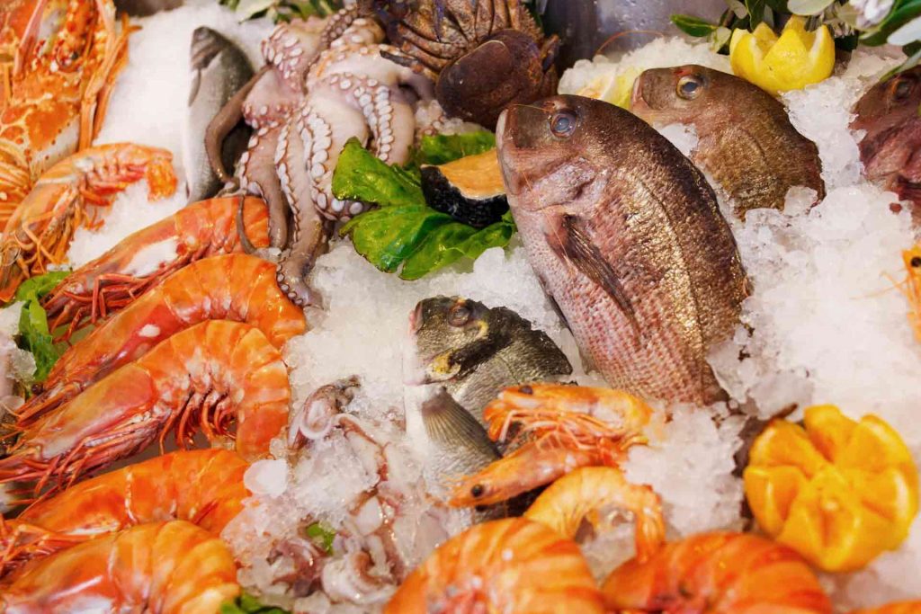 Seafood high in Vitamin D