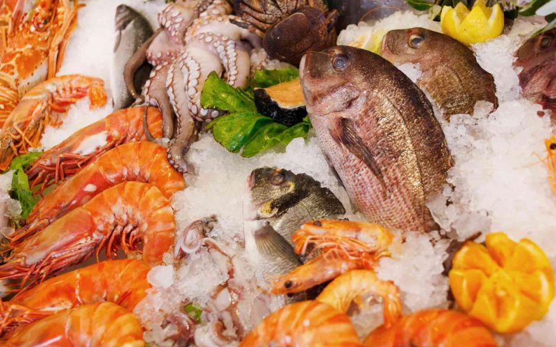 Seafood high in Vitamin D