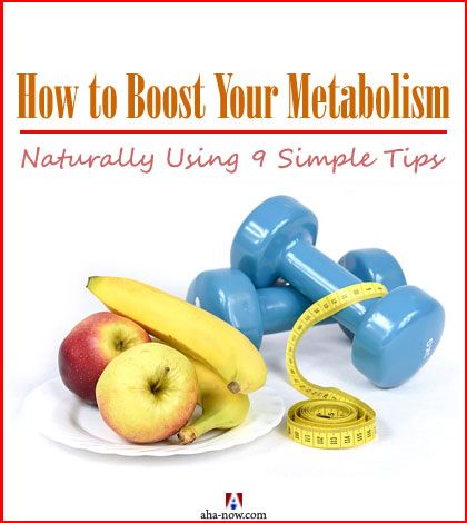 Food and exercise to boost your metabolism