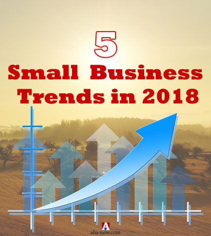 Image showing graph of small business trends in 2018