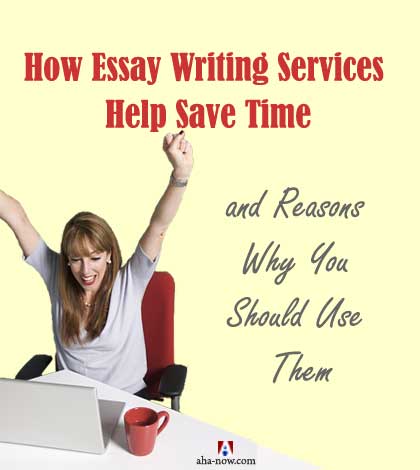 College student using essay writing services to save time