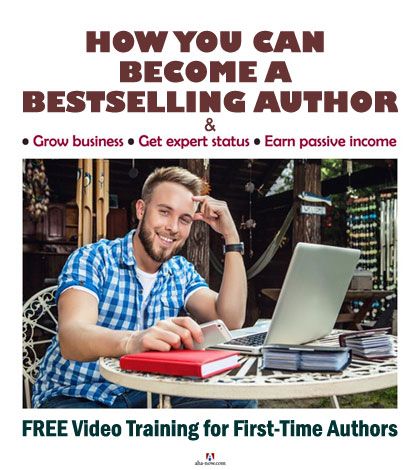 Man showing how to become a bestselling author