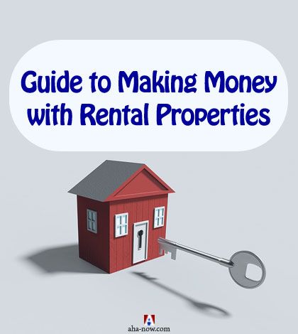 House with a key as guide to making money with rental properties