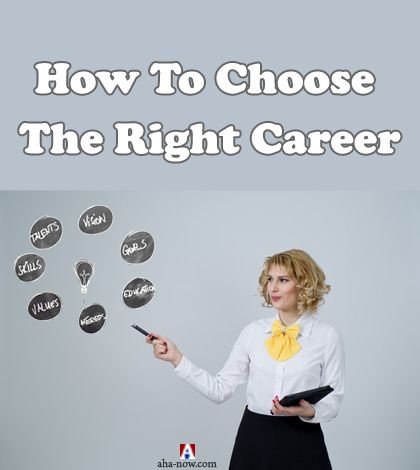 A business woman teaching how to choose the right career