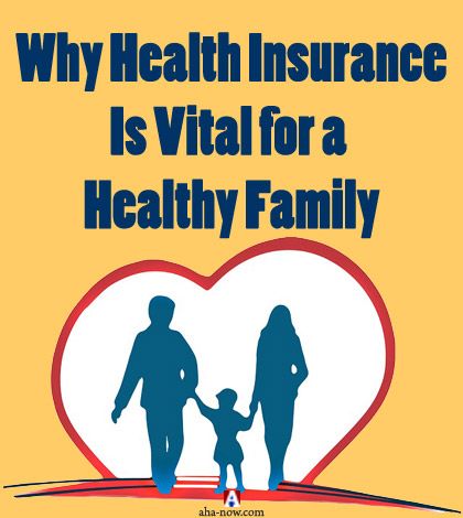 family covered by heart shaped health insurance