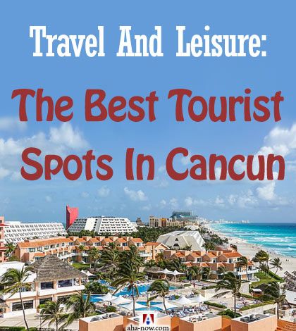 A tourist spot near the beach in Cancun
