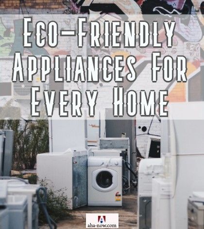 Eco-friendly appliances washing machine and refrigerator