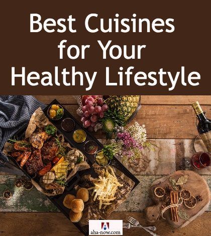 A cuisine consisting of veggies, fruits, and seafood for healthy lifestyle