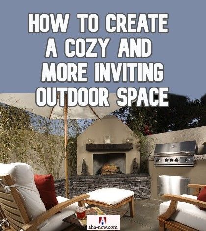 A cozy outdoor space at a home